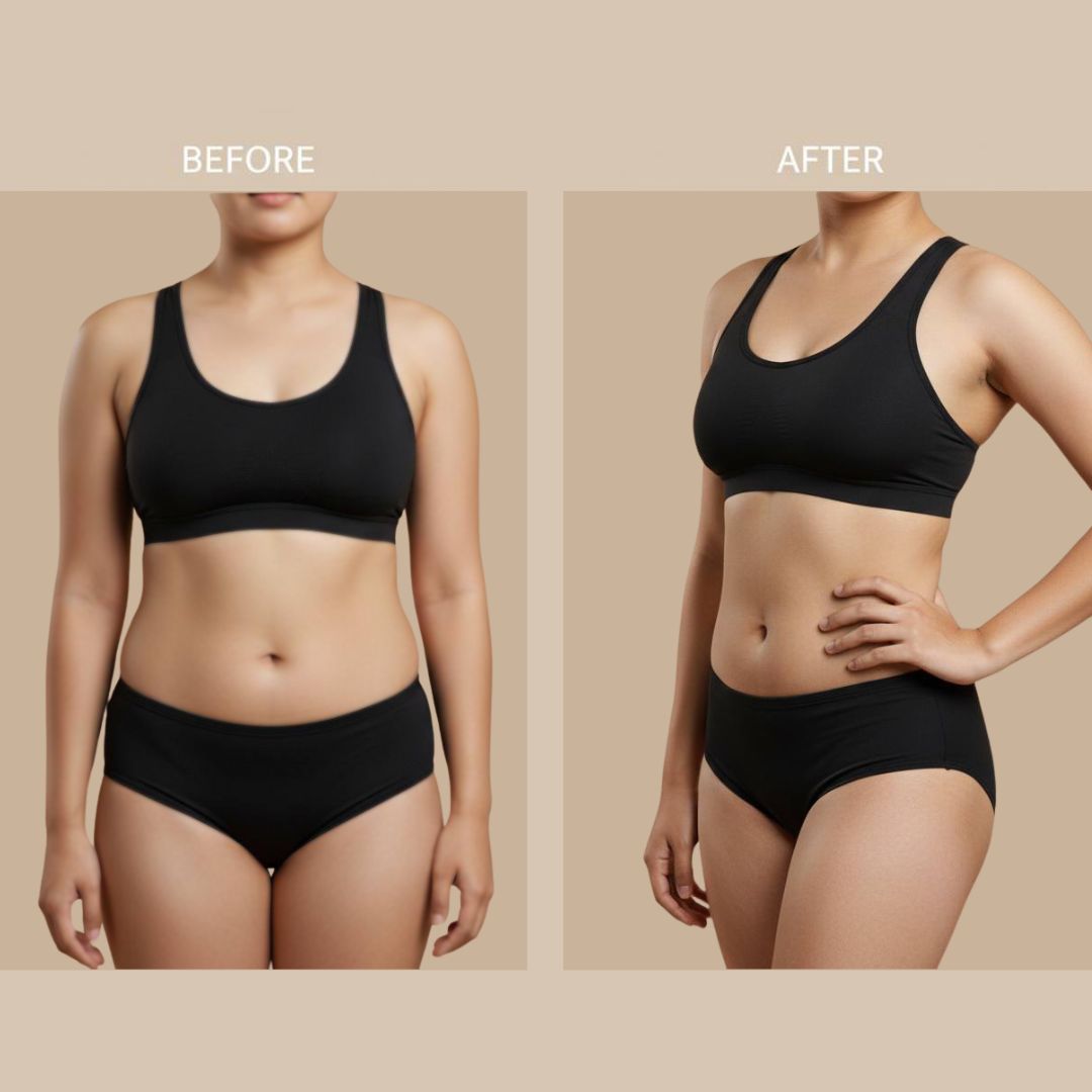 Exilis Body Contouring Transformation